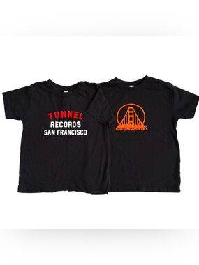 San Francisco Tunnel Top Records and San Franpsycho T-Shirt Bundle Size 5T